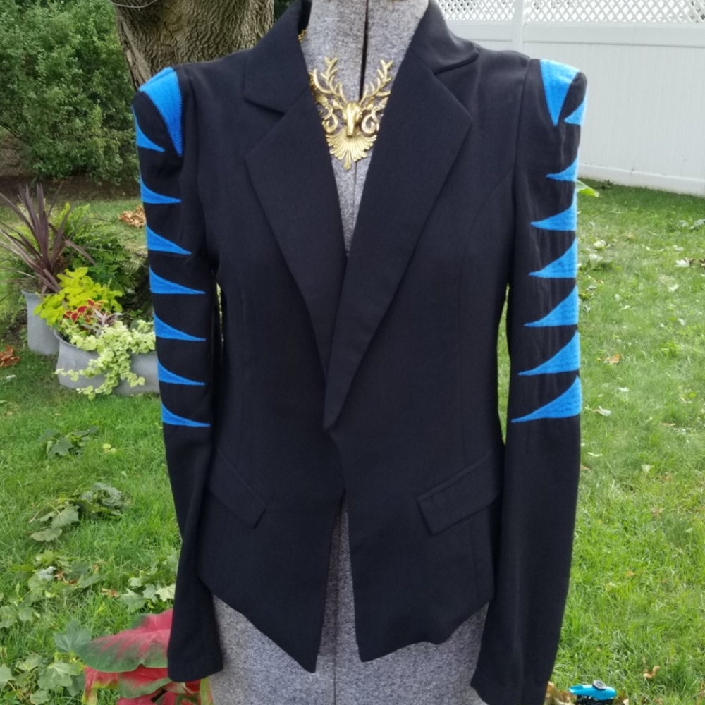 Vintage '80s English Rose Funky Jacket Blazer